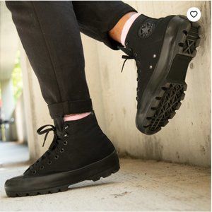 Converse Chuck Taylor All Star Hi Lugged Sneaker - Black Monochrome
